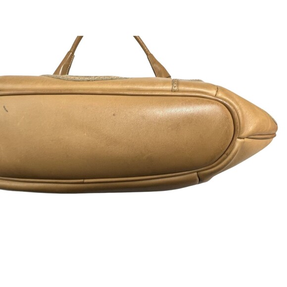 Tramontano Napoli Tan Leather Boho Hobo Shoulder Bag Handbag Purse - Picture 7 of 15